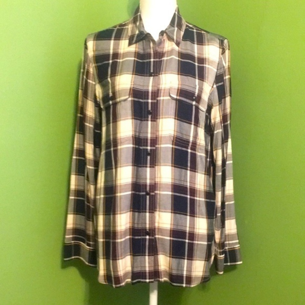 Madewell‎ NWOT Boyfriend Plaid Button Down